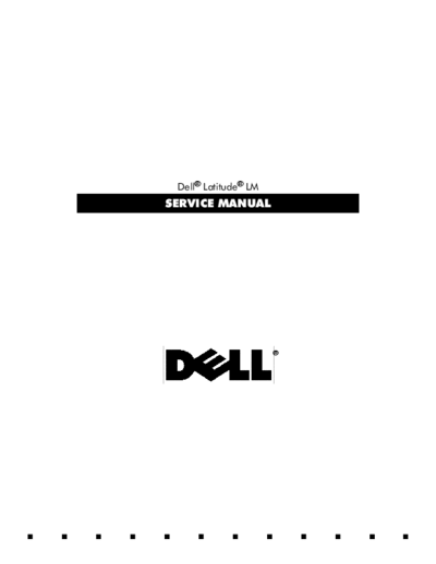 Dell Latitude LM manuals